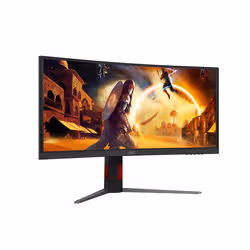 AOC G4 34" CU34G4CA écran plat de PC 34" Noir, Rouge - Vue supplémentaire 7