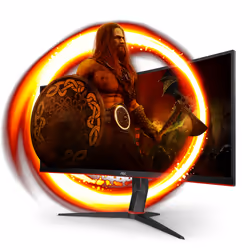 AOC G2 CU34G2X/BK écran plat de PC 34" Quad HD LED Noir, Rouge