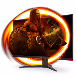 AOC G2 C32G2AE/BK LED display 31.5" Full HD Noir, Rouge