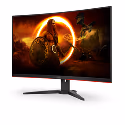 AOC G2 CQ32G2SE/BK LED display 80 cm (31.5") 2K Ultra HD Noir, Rouge - Vue supplémentaire 4