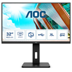 AOC P2 U32P2 écran plat de PC 31.5" 4K Ultra HD LED Noir