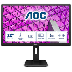 AOC P1 22P1D LED display 21.5" Full HD Noir