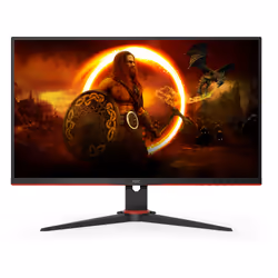 AOC 27G2SAE/BK écran plat de PC 27" Full HD LED Noir, Rouge - Vue supplémentaire 4