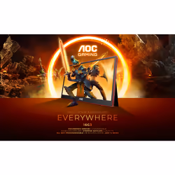 AOC 16G3 écran plat de PC 15.6" Noir, Rouge - Vue supplémentaire 16