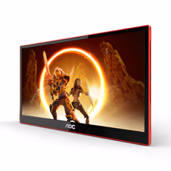 AOC 16G3 écran plat de PC 15.6" Noir, Rouge