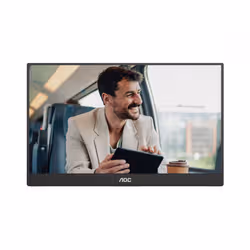 AOC 16T20E2 téléviseur et moniteur portables Moniteur portable Noir 39,6 cm (15.6") LED 1920 x 1080 pixels - Vue supplémentaire 3