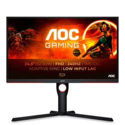 AOC G3 25G3ZM/BK écran plat de PC 24.5" Full HD Noir, Rouge