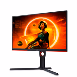 AOC G3 25G3ZM/BK écran plat de PC 24.5" Full HD Noir, Rouge