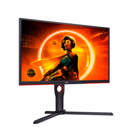 AOC G3 25G3ZM/BK écran plat de PC 24.5" Full HD Noir, Rouge - Vue supplémentaire 4