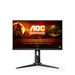 AOC G2 Q24G2A/BK écran plat de PC 23.8" Noir, Rouge