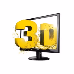 AOC e2352Phz, 58,4 cm (23"), 1920 x 1080 pixels, LED, Compatibilité 3D, 5 ms, Noir