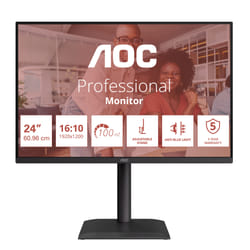 AOC E4 X24E4U écran plat de PC 61 cm (24") Full HD LED Noir