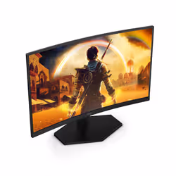AOC 23.6 LED - C24G42E écran plat de PC 59,9 cm (23.6") 1920 x 1080 pixels Noir, Rouge - Vue supplémentaire 6