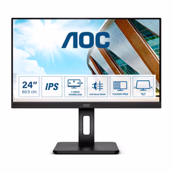 AOC P2 Q24P2Q, 60,5 cm (23.8"), 2560 x 1440 pixels, Quad HD, LED, 4 ms, Noir