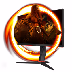 AOC G2 24G2ZU/BK LED display 23.8" Full HD Noir, Rouge