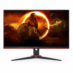 AOC G2 24G2ZE/BK LED display 23.8" Full HD Noir, Rouge
