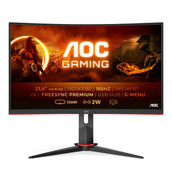 AOC G2 C24G2U/BK écran plat de PC 23.6" Full HD LED Noir, Rouge