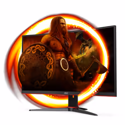 AOC G2 C24G2AE/BK écran plat de PC 23.6" Full HD LED Noir, Rouge