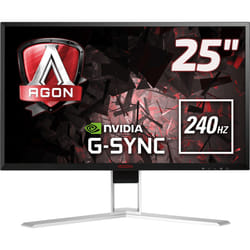 AOC AGON 1 AG251FG écran plat de PC 24.5" Full HD LED Noir, Rouge