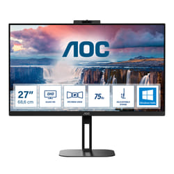 AOC V5 Q27V5CW/BK écran plat de PC 27" Quad HD LED Noir