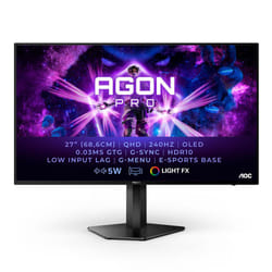 AOC AG276QZD écran plat de PC 26.5" Quad HD OLED Noir