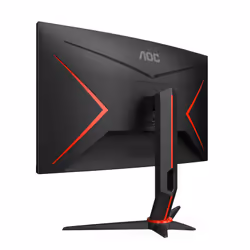 AOC CQ27G2S/BK écran plat de PC 27" Quad HD Noir, Rouge