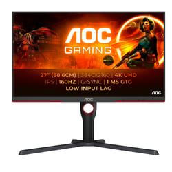 AOC G3 U27G3X écran plat de PC 27" 4K Ultra HD LED Noir, Rouge