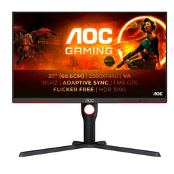 AOC G3 Q27G3XMN/BK écran plat de PC 27" 2K Ultra HD LED Noir