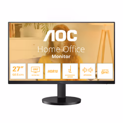 AOC U27B3AF, 68,6 cm (27"), 3840 x 2160 pixels, 4K Ultra HD, LED, 4 ms, Noir