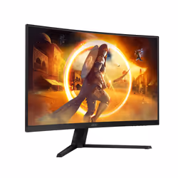 AOC G4 CQ32G4VE écran plat de PC 32" Quad HD LCD Noir, Gris