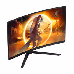 AOC G4 CQ32G4VE écran plat de PC 32" Quad HD LCD Noir, Gris - Vue supplémentaire 6