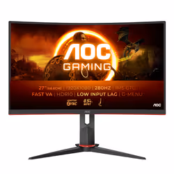 AOC G2 C27G2Z3/BK, 68,6 cm (27"), 1920 x 1080 pixels, Full HD, LED, 0,5 ms, Noir, Rouge