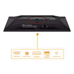 AOC G4 Q27G4SDR écran plat de PC 26.5" Quad HD QD-OLED Noir, Rouge - Vue supplémentaire 4