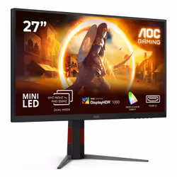 AOC G4 U27G4XM écran plat de PC 27" 4K Ultra HD LED Noir, Rouge - Vue supplémentaire 2