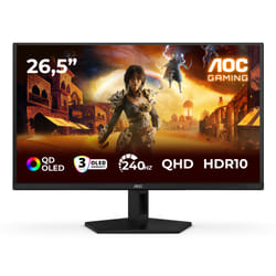 AOC G4 Q27G41ZDF écran plat de PC 26.5" Quad HD QD-OLED Noir, Rouge