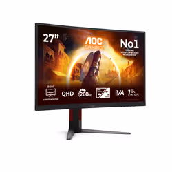 AOC G4 Gaming écran plat de PC 27" Noir, Rouge - Vue supplémentaire 2