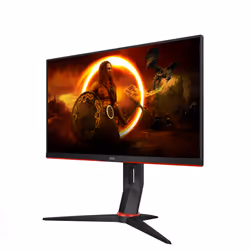 AOC 24G2SU/BK écran plat de PC 23.8" Full HD Noir, Rouge
