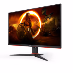 AOC 24G2SAE/BK écran plat de PC 23.8" Full HD Noir, Rouge - Vue supplémentaire 4