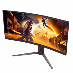 AOC G4 CU34G4Z écran plat de PC 34" Quad HD LED Noir, Rouge - Vue supplémentaire 5