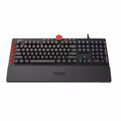 AOC Agon AGK700, Taille réelle (100 %), USB, Clavier mécanique, Noir, Rouge