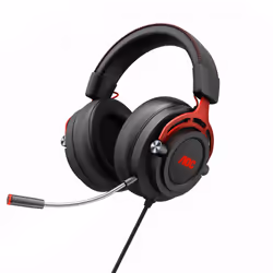 AOC GH300, Avec fil, Jouer, 20 - 20000 Hz, 363,5 g, Écouteurs, Noir, Rouge