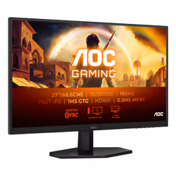AOC G4 27G42E écran plat de PC 27" Full HD LCD Noir - Vue supplémentaire 4