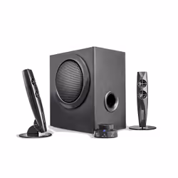 Wavemaster Stax BT, 2.1 canaux, Universel, Noir, 3 m, Intégré, 70 x 70 x 35 mm