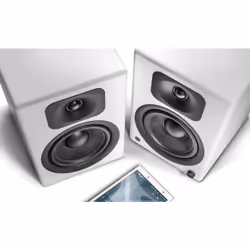Wavemaster TWO PRO SOFT WHITE haut-parleur 2-voies Noir, Blanc Avec fil &sans fil 110 W