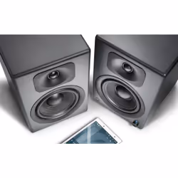 Wavemaster TWO PRO set d'enceintes 110 W Home cinéma Noir Bluetooth