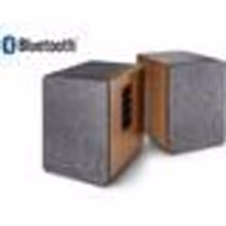 Wavemaster Base, 2-voies, 2.0 canaux, Avec fil &sans fil, 30 W, 50 - 22000 Hz, Gris, Bois
