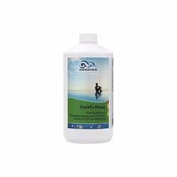 SANIT Flockfix liquide bouteille 1000ml • Préparation spéciale pour agir contre les eaux troubles selon les normes DIN 19643, ...