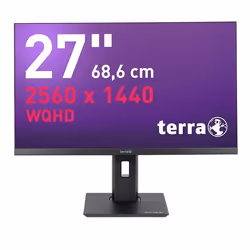 Wortmann AG TERRA 3030223, 68,6 cm (27"), 2560 x 1440 pixels, Wide Quad HD, LCD, 5 ms, Noir