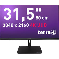 TERRA 3030234 écran plat de PC 80 cm (31.5") 3840 x 2160 pixels 4K Ultra HD LCD Noir