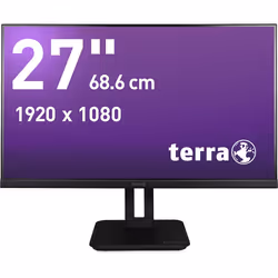 TERRA 3030239, 68,6 cm (27"), 1920 x 1080 pixels, Full HD, LCD, 5 ms, Noir